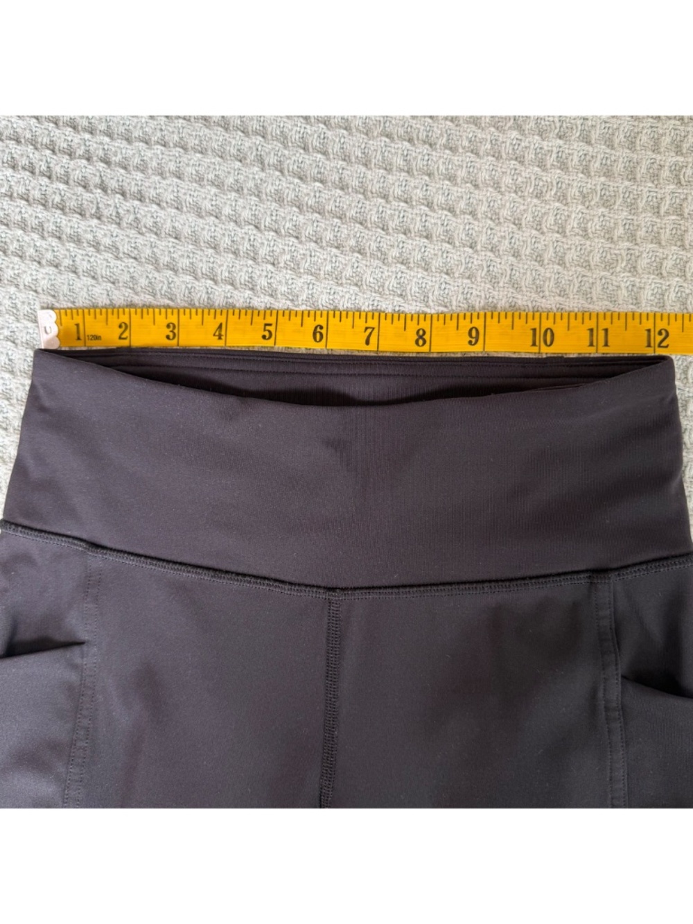 Lululemon Sharp Turns Crop 17" Leggings Pants Womens 4 Black Active Run W6AMES - Picture 7 of 9